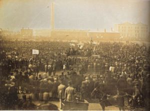 Chartists meeting at Kennington Common